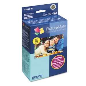   Epson PictureMate 200 Series Print Pack, Matte EPST5845 M Electronics