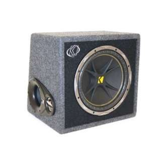 com Kicker 07VC124 Single Comp 12 Inch 4 Ohm Subwoofer In Vented Box 