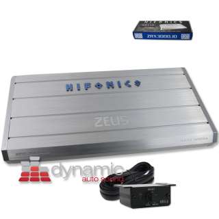 HIFONICS ZRX3000.1D ZEUS SERIES CLASS D MONOBLOCK CAR AMPLIFIER AMP 