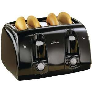  4 SLICE TOASTER BLACK 