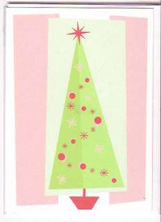 RETRO 1950s Style Vintage Repro Christmas Cards Tree  