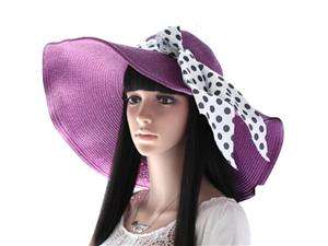   sun hat with polka dot ribbon be the first to review this product size