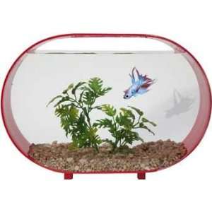   Gallon Oval Red (Catalog Category Aquarium / Plastic Fish Bowls) Pet