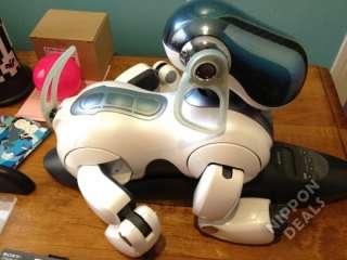 SONY AIBO ERS 7 ERS7 WHITE PEARL ROBOT WITH MIND 3 FULL WORKING MINTY 