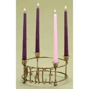   of 3 Peace Christmas Advent Wreaths Candle Holders