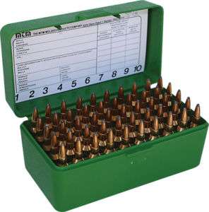 MTM RS S 50 Rifle Ammo Boxes .22 Bench Rest & 6mm  