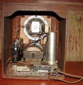 Vintage Wood Crosley Tube Radio Usa Made  
