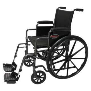 Everest & Jennings Advantage Wheelchair With Desk Arm and Footrest 
