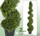 Artificial 6 Pond Cypress Topiary Tree Plant Potted
