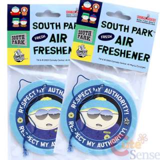 South Park Cartman Car Air Freshener Auto Accessory 2pc  