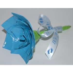 Its a Boy Gift Duct Tape Pen   Duct Tape Flower Pen   New Baby Boy