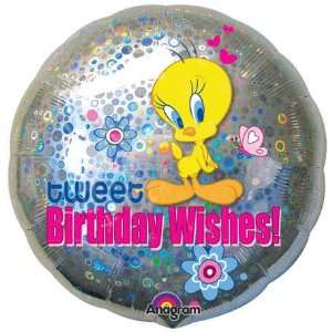   18 Tweet Birthday Wishes Mylar Balloon Looney Tunes: Toys & Games