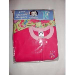   Footed Pajamas Blanket Sleepers 6 Months  Pink & Princess Print: Baby