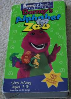   & FRIENDS COLLECTION BARNEYS ALPHABET ZOO VHS 045986020017  