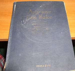 1929 COOKBOOK ROYAL BAKING POWDER ANYONE CAN BAKE  