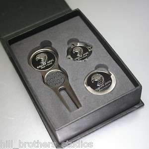 Magnetic Golf Ball Marker and Divot Repair Tool with Case Turnberry 