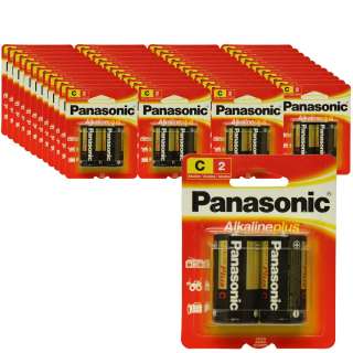 Panasonic ALKALINE PLUS C Battery 2pk AM 2PI/C LR14 Cas  
