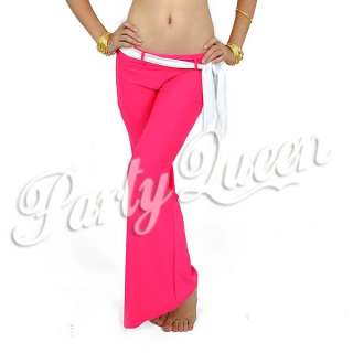 color Casual Wear Cotton Yoga Pants Latin Belly Dance  