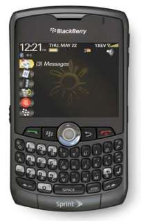NEW RIM BlackBerry Curve 8330 Gray GPS PDA Cell Phone (Sprint 