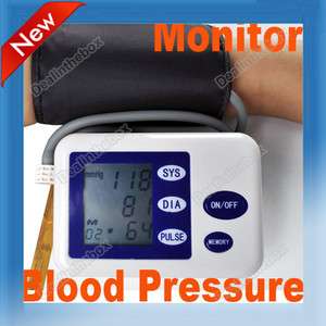 Digital Fully Automatic LCD Arm Blood Pressure Monitor 13.2cm x 9cm x 