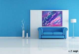 CORAL REEF ORIGINAL ABSTRACT MODERN ART PAINTING JLEIGH  
