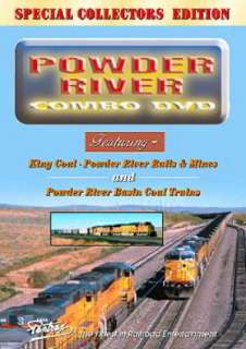 Powder River Combo   UP BNSF CNW Pentrex Railroad DVD  