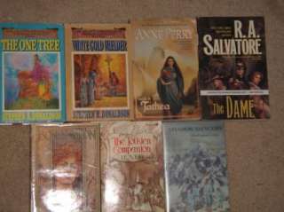 Lot of 7 Fantasy Books   Stephen R. Donaldon   Jonathan Carroll   Anne 