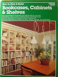 How To Plan & Build Bookcases, Cabinets & Shelves Book  