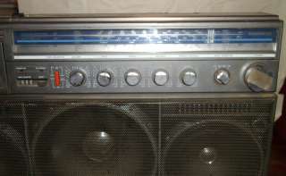   D8443 Power Player 4 Band Stereo & Cassette Boombox, 5 Speakers  