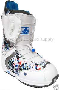 Burton AXEL 2010 Womens Snowboard Boots White 7.5  