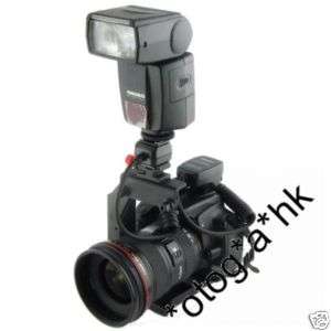 Rotate Flash Bracket for Canon XTi XSi XS 40D 50D T1i  