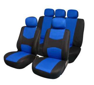 Universal Car Seat Cover Blue Color 5 Headrest Cover 0205051115004 