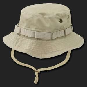   Military Inspired Combat Style Drawstring Boonie Hat Bucket Hat Size L