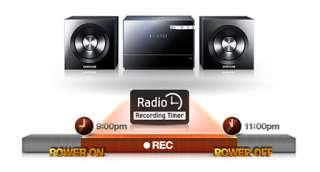 Samsung MM D320 Mini Audio Component FM Radio CD Player  