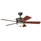   Bronze 52 Ceiling Fan w/ Light & Remote Control 783927281997  