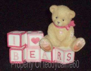 Enesco Cherished Teddies I Love Bears Figurine #902950 NEW IN BOX 