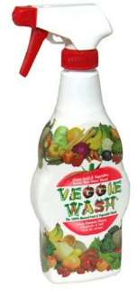 Veggie Wash   16oz Spray Bottles   All Natural Fruit & Vegetable 