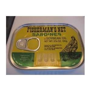 Fishermans Net Sardines in Soybean Oil (3 cans per package)