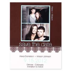  Capture the Moment Magnet   Chocolate Save The Date Cards 