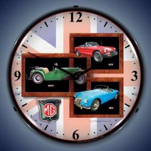  MG Car Lighted Business Clock