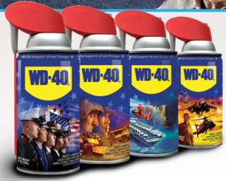 WD 40 Set   2 cans + Box   Military Collectible Set   NOT REAL   1/18 