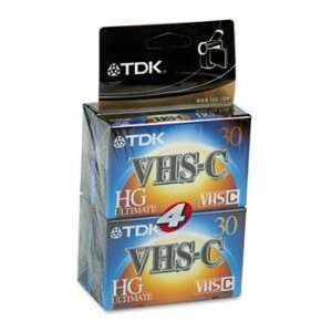  TDK Camcorder Video Tape CASSETTE,VHSC,HIGRADE,4PK (Pack 