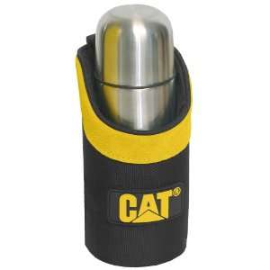 CATERPILLAR Thermos and Drink Holder   Holster Stainless Steel Thermos 