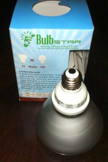 CFL Compact Fluorescent 23W R40 LIGHT BULB E26 ~INDOOR/OUTDOOR 