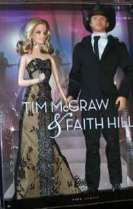   MCGRAW & FAITH HILL BARBIE KEN GIFTSET Country Singers TUX GOWN  