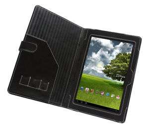 Cover Up Asus Eee Pad Transformer Leather Case   Black  