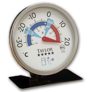 Taylor 5* Commercial Refrigerator/ Freezer Thermometer   Dial  