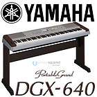 Yamaha DGX 640 Portable Grand Piano w/Stand (Walnut)