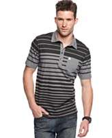 NEW Marc Ecko Cut & Sew Shirt, Seeing Things Stripe Polo Shirt