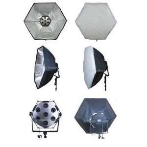   Continuous Lamp Light bulb socket panel with 38/95cm Softbox & soft